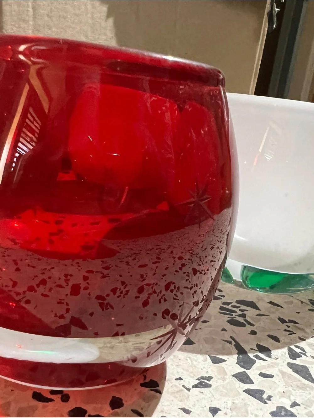Glass Party Candle Holders - Set of 8